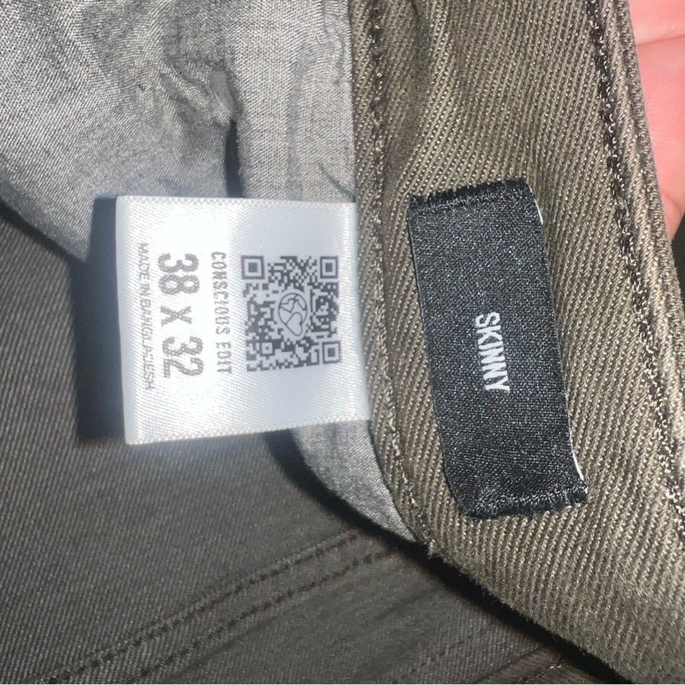 Express Olive Green Men's Pants - Picture 3 of 3